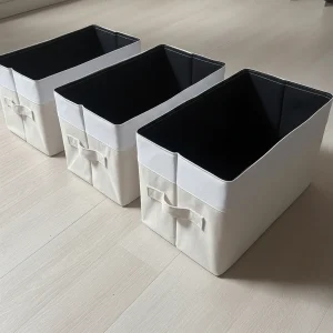 ৩টি মাঝারি সাইজের ফোল্ডেবল বাস্কেট