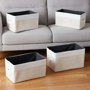 ৪টি মাঝারি সাইজের ফোল্ডেবল বাস্কেট