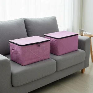 ২টি বড় সাইজের ঢাকনাসহ প্রিন্টেড বাস্কেট