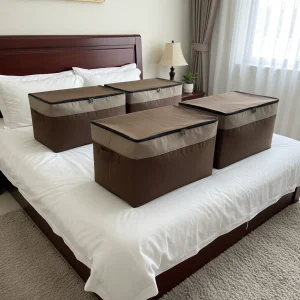 ৪টি বড় সাইজের ঢাকনাসহ প্রিন্টেড বাস্কেট